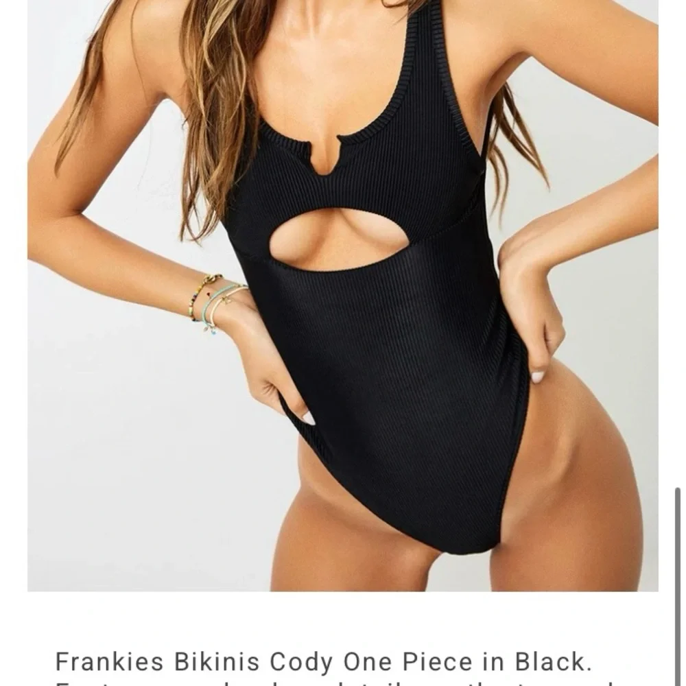 Frankie’s Bikini Cody One piece cheeky black